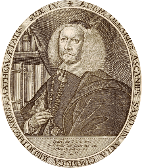 Гравюра «Олеарий Адам». 1656
